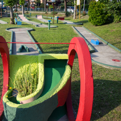 Il minigolf del Play Park di Punta Marina Terme