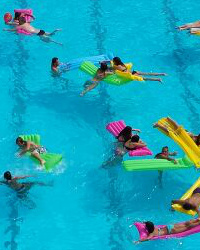 La piscina del Play Park di Punta Marina Terme