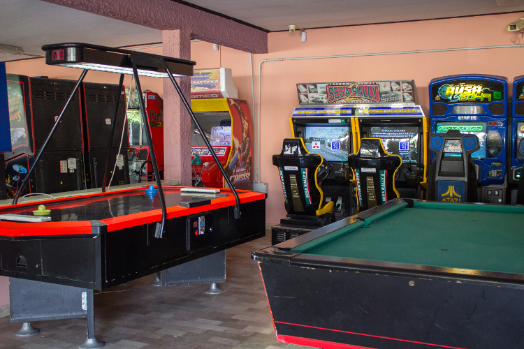 la sala giochi del Play Park 3000