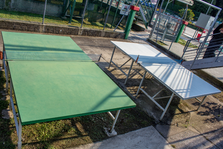 due tavoli da ping pong al Play Park 3000